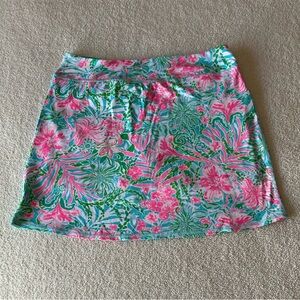 Lilly pulitzer Maryana skort  upf 50+- Pink and Green